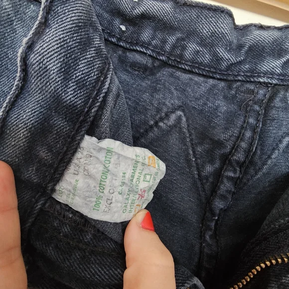 80's Fancy Ass Jeans with chap style paneling. - Picture 8 of 11